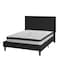 Flash Furniture Queen Size Black Fabric Platform Bed with Mattress SL-BM10-23-GG - alternate 10